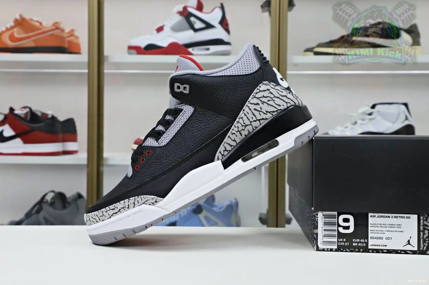 blackcement Air  Jordan retro 2018（854262-001） 3 Kimikick Jordan 0327